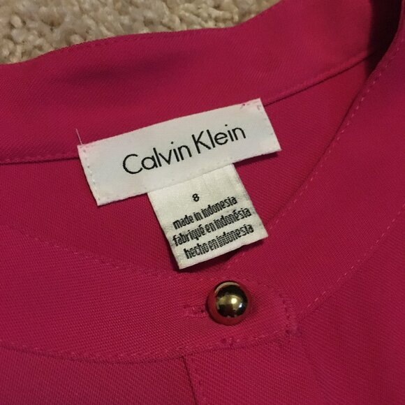 Malibu Barbie Pink Sleeveless Button Down Dress - Picture 9 of 14